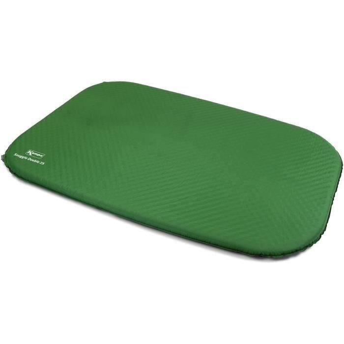 Materasso Autogonfiabile - Kampa - Snuggle 7.5 Sim Doppio - 2 Persone - 1,98 Mx 1,30 M - Verde