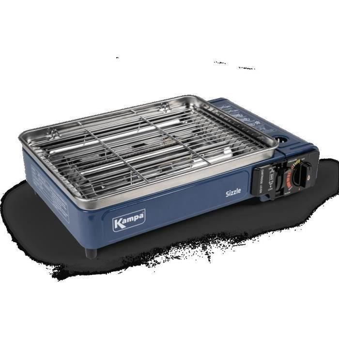 Griglia Barbecue A Cartuccia Di Gas - Kampa - Sizzle - Blu