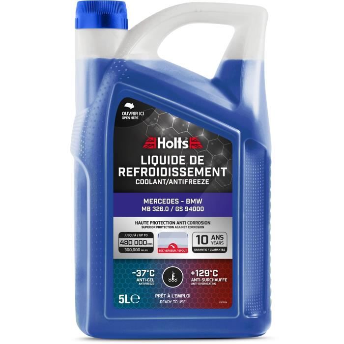Liquido Refrigerante - Holts - Hafr0008b - Dedicato Mercedes - Bmw 325.0 / Gs94000 5l + Ugello