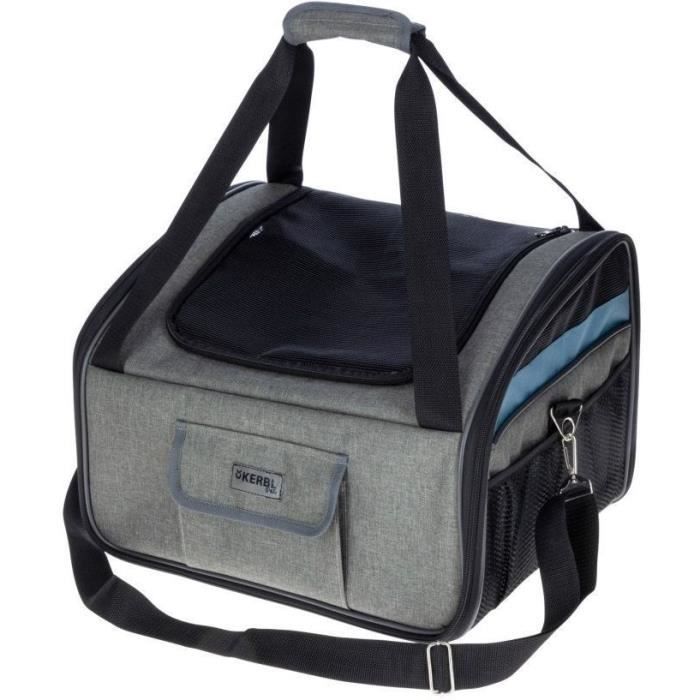 Borsa Per Auto - Kerbl - Vacation - Grigio/blu - 44x35x30 cm