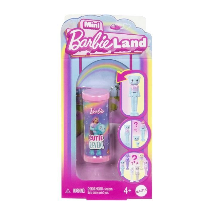 "barbie MinI-Barbieland Cutie Reveal Doll - Bambola Da 1,5"" - Barbie - Jcr15"