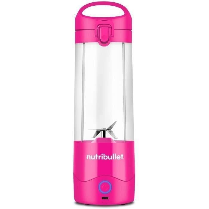 Frullatore Portatile - Nutribullet - Nbp003ma - 70w - 0,475l - Rosa - 1 Bottiglia Inclusa