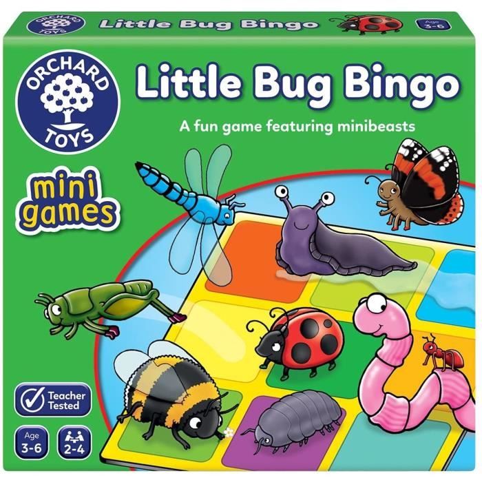 Little Bug Bingo - Gioco Del Bingo - Frutteto - Da 3 A 6 Anni