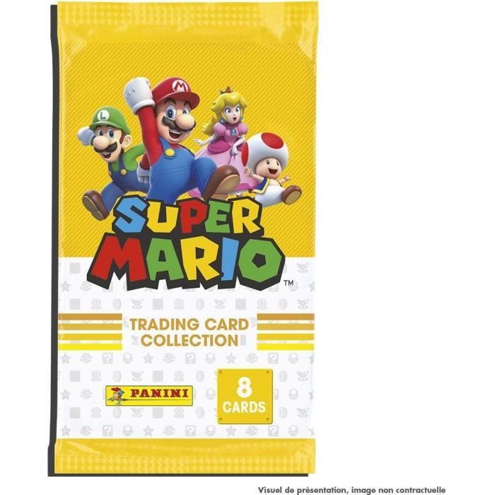 Pacchetto Grasso - Panini - Super Mario - 2 Bustine Protettive - 52 Carte