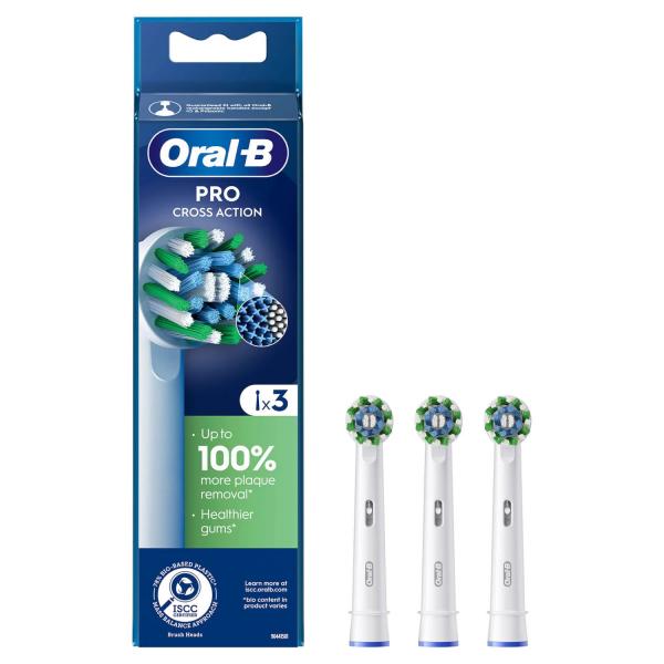 Testine Per Spazzolino OraL-B Pro Cross Action, Confezione Da 3 UnitÃ