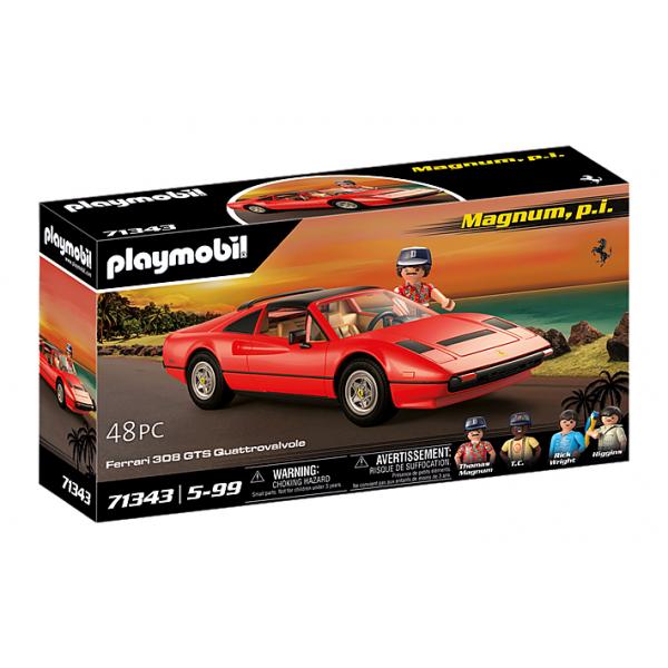 Playmobil 71343 Magnum - Ferrari 308gts - Auto D'epoca - Auto Da Collezione