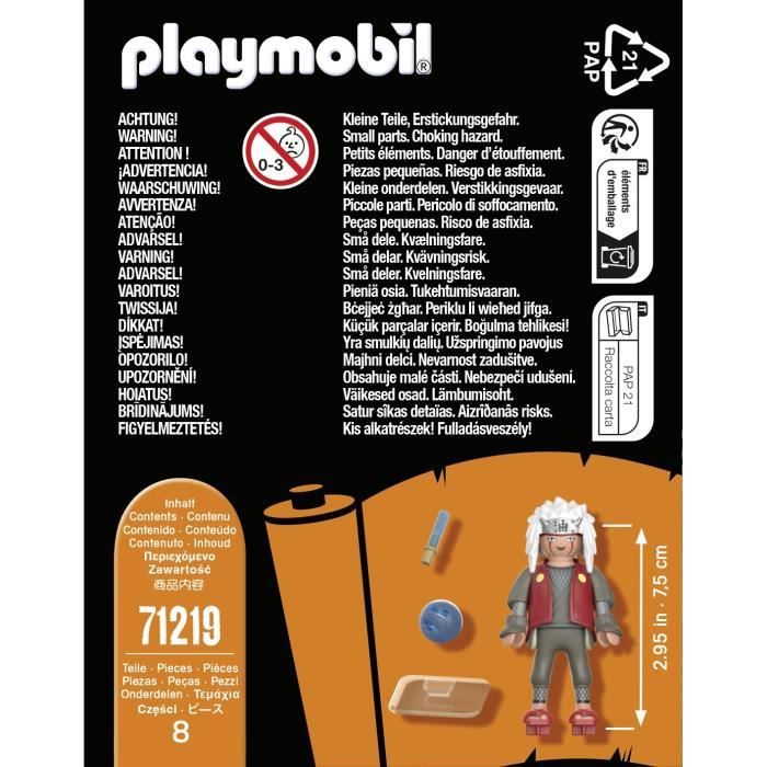Playmobil 71219 Jiraiya - Naruto Shippuden - 5 Anni - Image 4