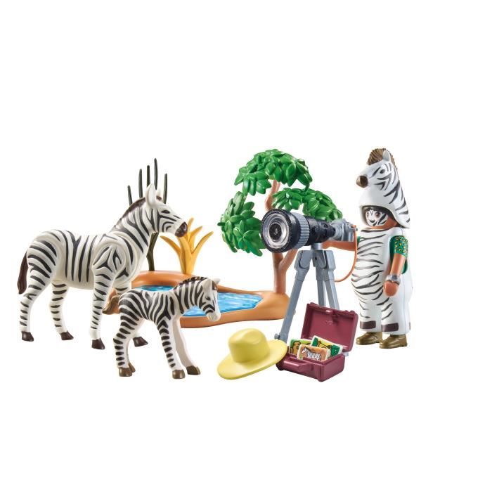 Playmobil 71295 Fotografo Con Costume E Zebre - Image 3