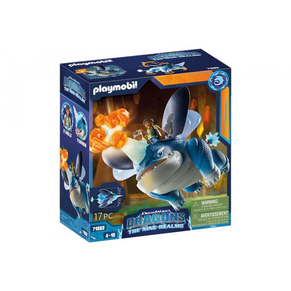 Playmobil - 71082 - Dragons Nine Regni: Plowhorn & Angelo