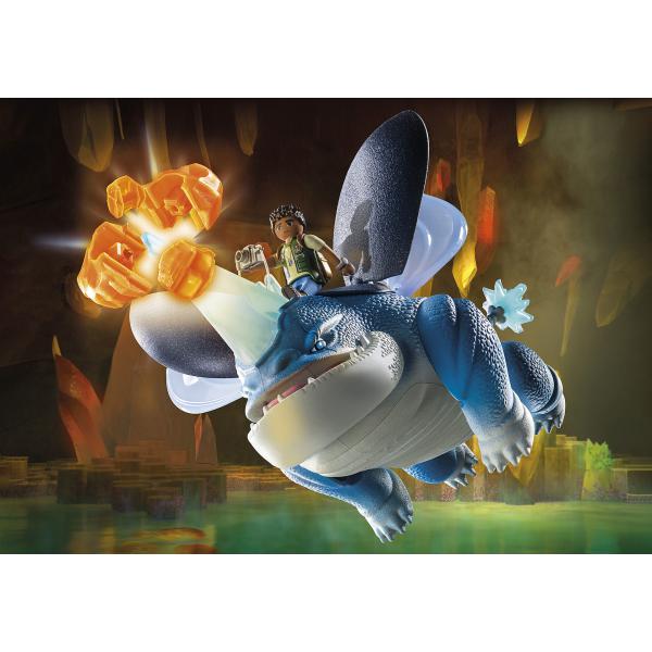 Playmobil - 71082 - Dragons Nine Regni: Plowhorn & Angelo - Image 3