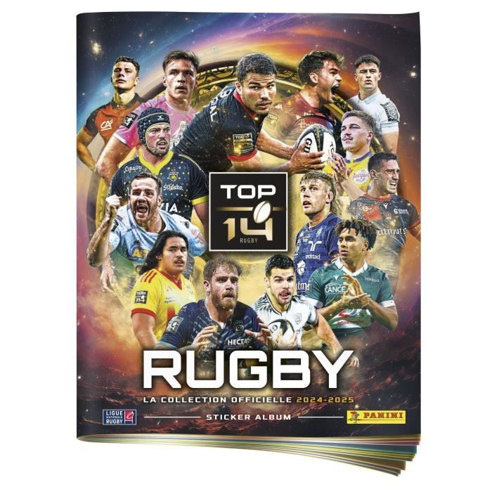 Starter Pack - Panini - Rugby Top 14 2024-2025 - Album - 2 Bustine - 2 Gratis
