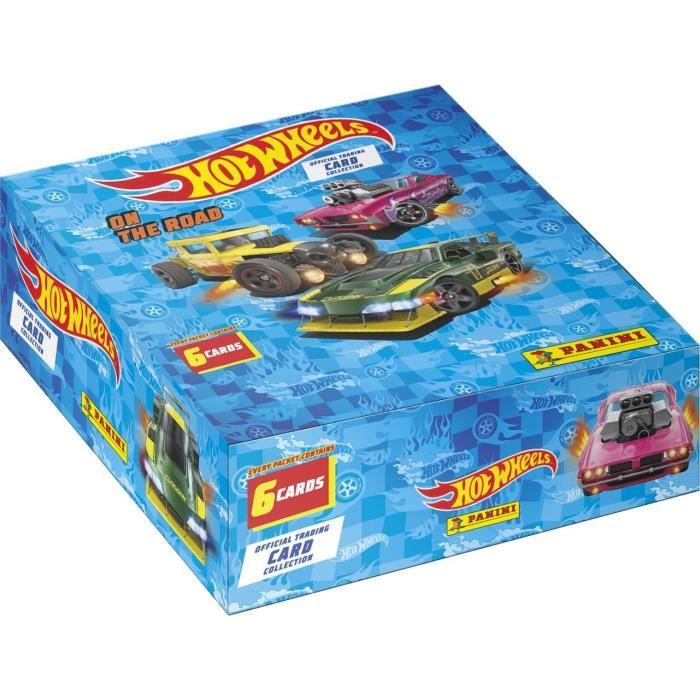 Sticker Box - Panini - Hot Wheels Tc - 24 Bustine - 1 Card In Edizione Limitata - 144 Adesivi
