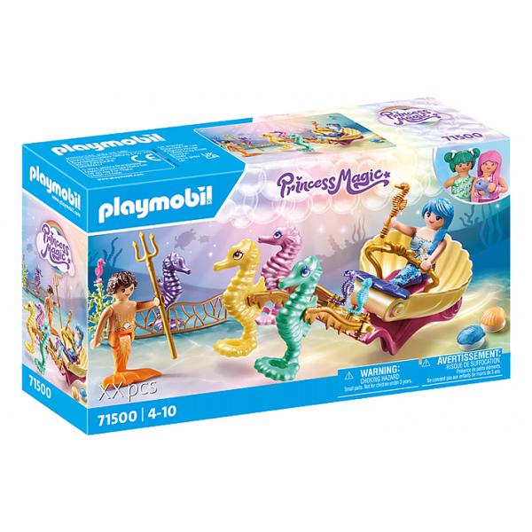 Playmobil 71500 Carrozza Con Sirene E Cavallucci Marini