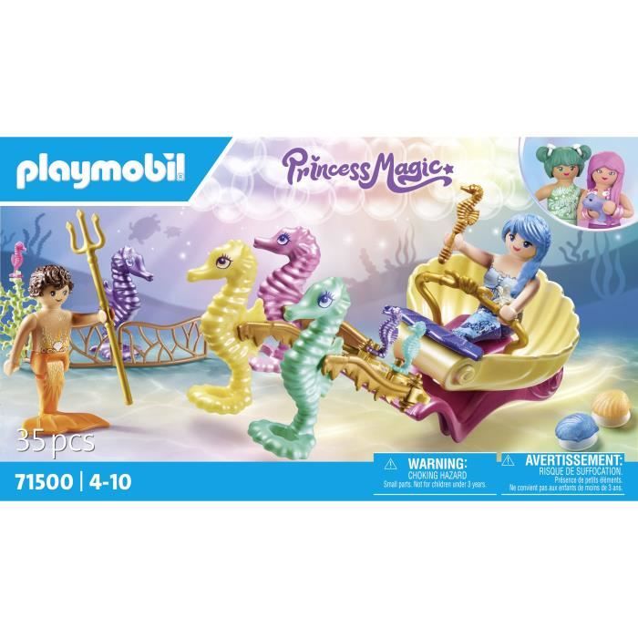 Playmobil 71500 Carrozza Con Sirene E Cavallucci Marini - Image 5