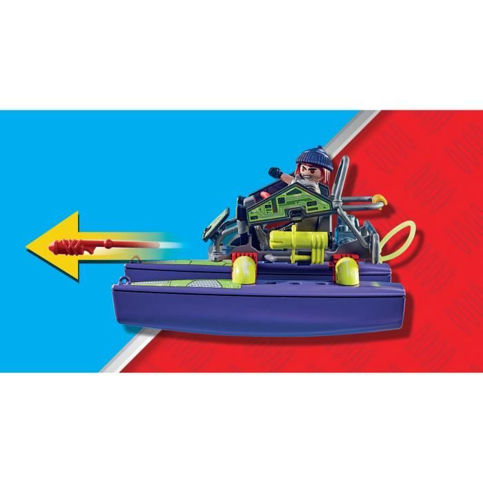 Playmobil - Quad Bandito Trasformabile - Ufficiali Di Polizia - City Action - Unità D'élite - Image 5