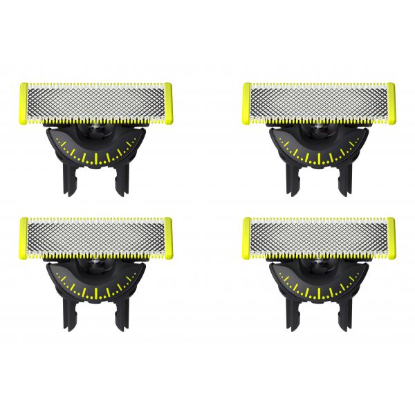 Testina Rasoio - Philips One Blade - Confezione Da 4 Lamette Di Ricambio 360 – Qp440/50