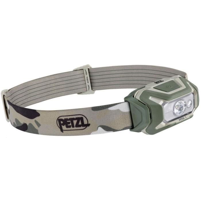 Lampada Frontale Impermeabile - Petzl - Aria 1 - 350 Lumen - 3 Batterie Aaa/lr03 Incluse - Camo