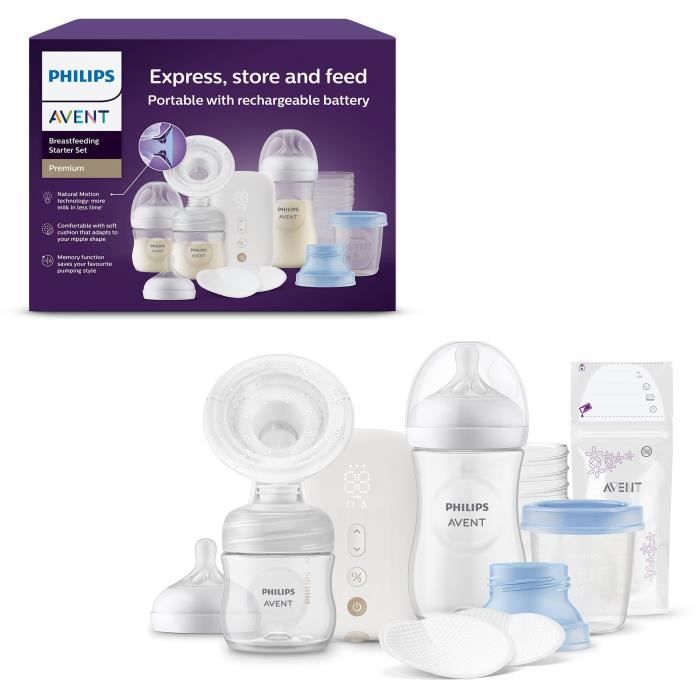 Kit Tiralatte Elettrico - Philips - Ricaricabile - Semplice - Movimento Naturale