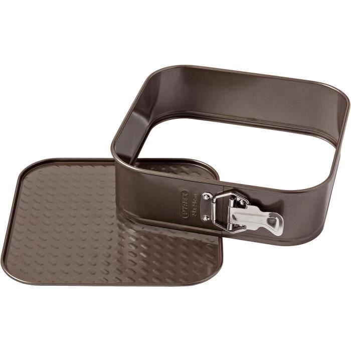 Stampo A Cerniera - Pyrex - 1452080 - Quadrato - Acciaio Al Carbonio - Antiaderente - 24 cm