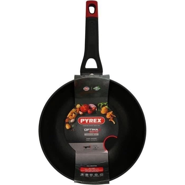 Wok - Pyrex - 1455021 - Alluminio Forgiato - Antiaderente - 28 Cm - Senza Pfas