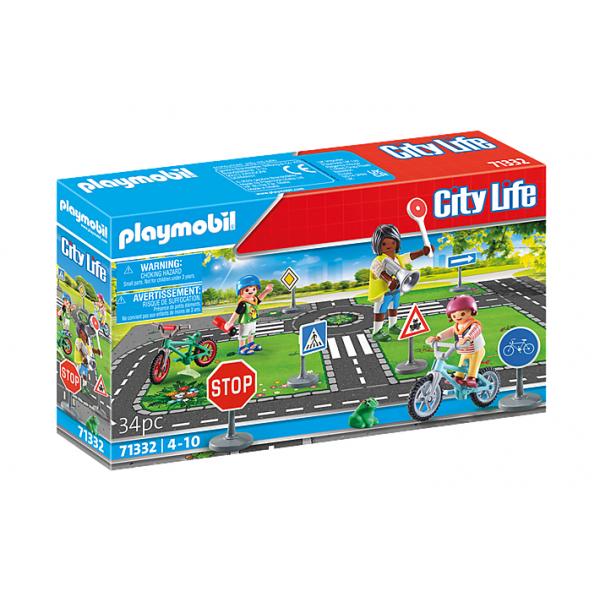 Playmobil - Classe Di Sicurezza Stradale - Rosso - 71332