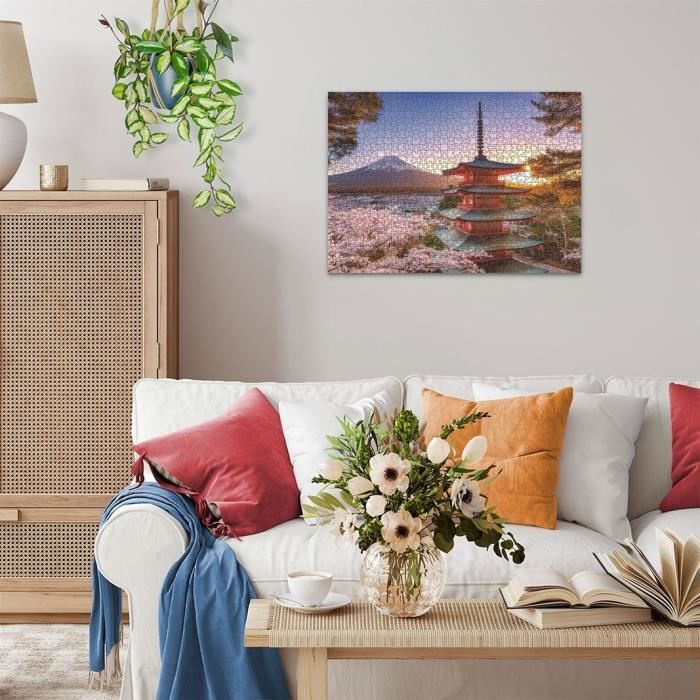 Puzzle Da 1000 Pezzi Fiori Di Ciliegio Del Monte Fuji, Adulti E Bambini, Età 14, Puzzle Di Alta Qualità, 12000582, Ravensb - Image 4