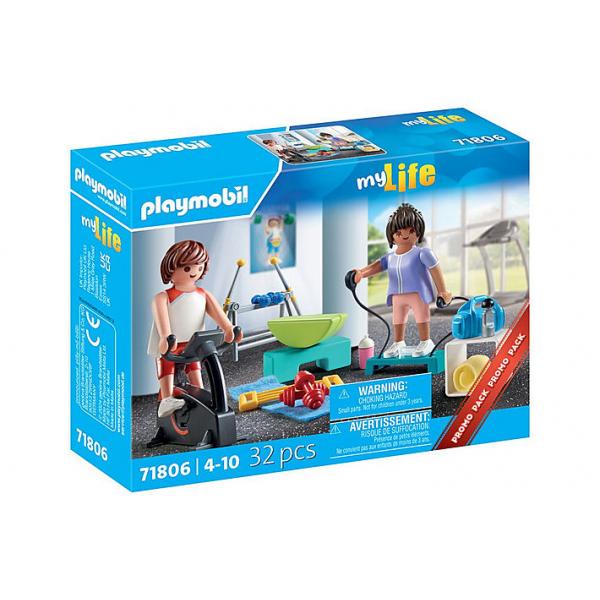 Playmobil 71806 Sportivi Con Attrezzatura Per Il Fitness