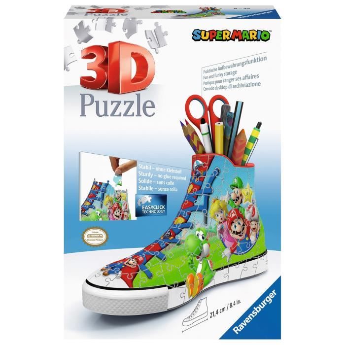 Puzzle 3d Sneaker - Super Mario - Image 3