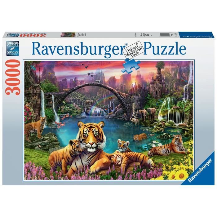 Puzzle 3000 P - Tigri Nella Laguna - Image 3
