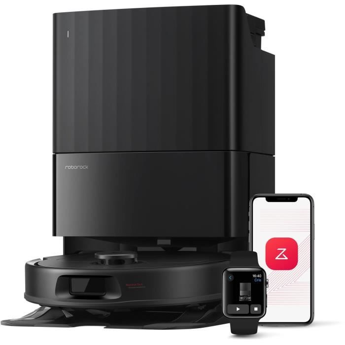 Roborock Qr 598 - Robot Aspirapolvere - 8000 Pa - Stazione Multifunzionale - AntI-Groviglio