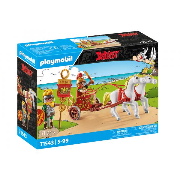 Playmobil 71543 Asterix: Cesare Con Carro E Cavalli