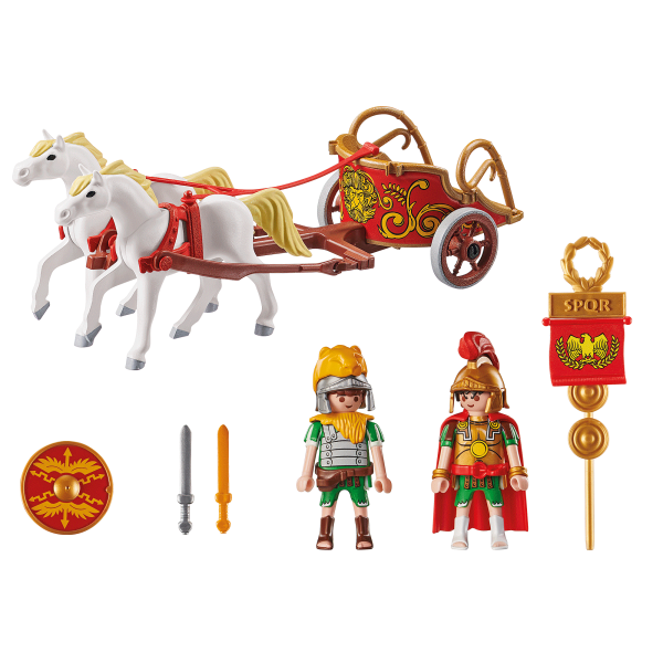 Playmobil 71543 Asterix: Cesare Con Carro E Cavalli - Image 3