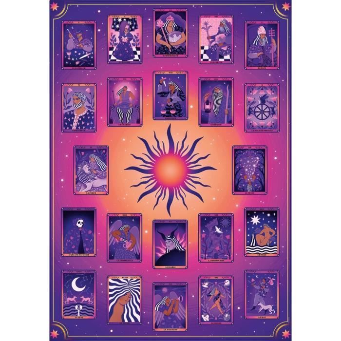 NathaN-Puzzle 1500 PezzI-Tarocchi E Divinazione/coralie FaU-Adulti E Bambini Dai 14 AnnI-Puzzle Di Qualità PremiuM-12000930
