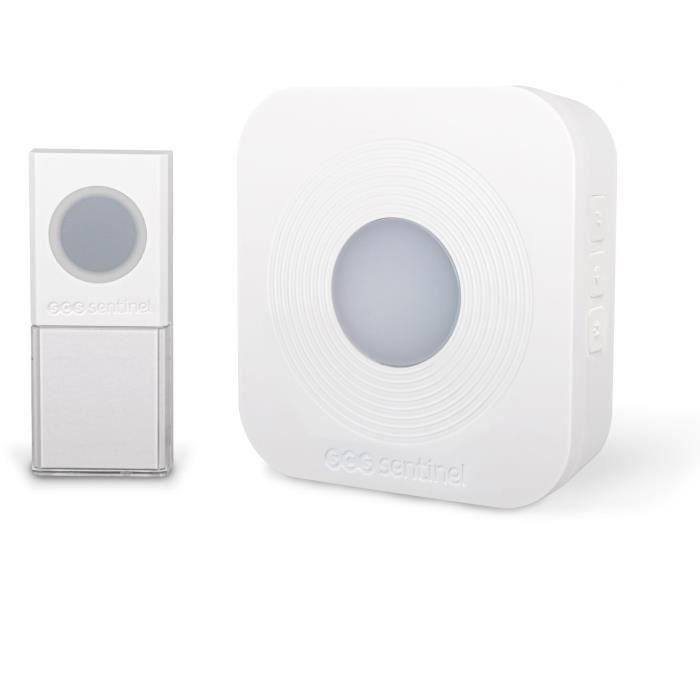 Campanello Wireless - Scs Sentinel - 200 Metri - Simplybell - Bianco
