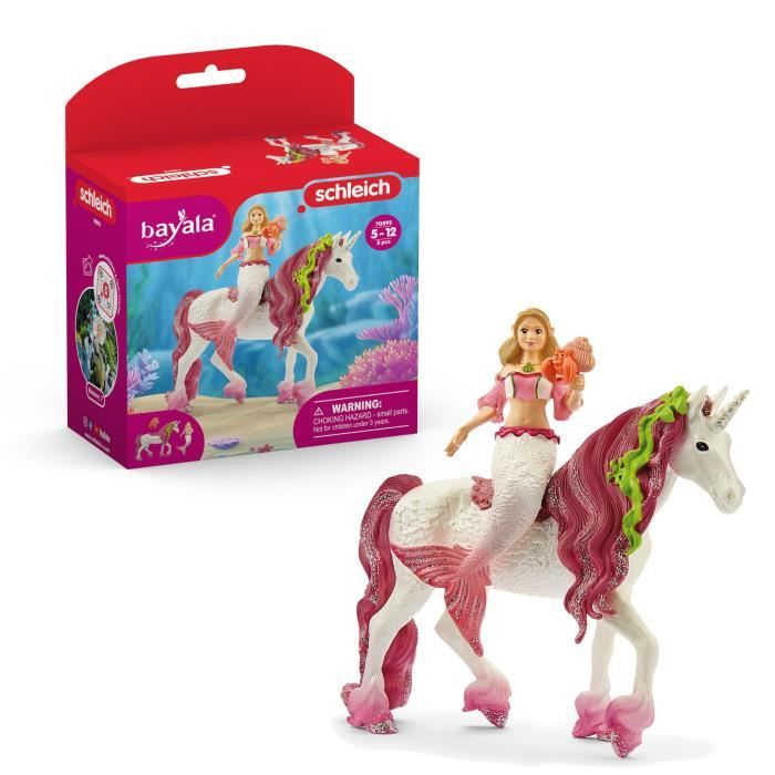 Schleich - Sirene Feya On Sea Unicorn - 70593