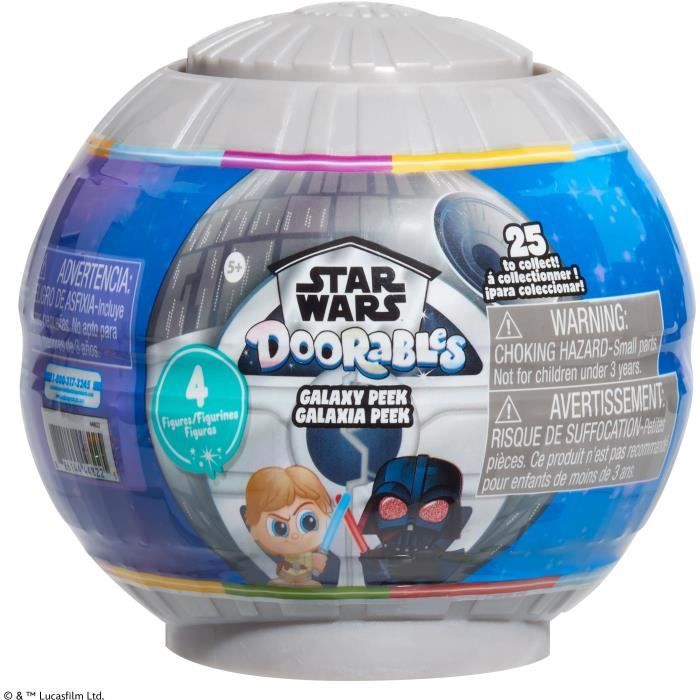 Figurine Da Collezione - Star Wars - Capsula Galaxy Peek - 4 Figurine, 4 Cm, 25 Da Collezionare