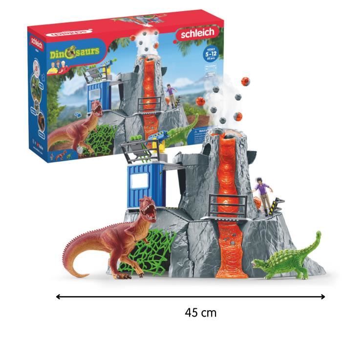 Schleich - Spedizione Nel Grande Vulcano - 42564 - Gamma Dinosauri