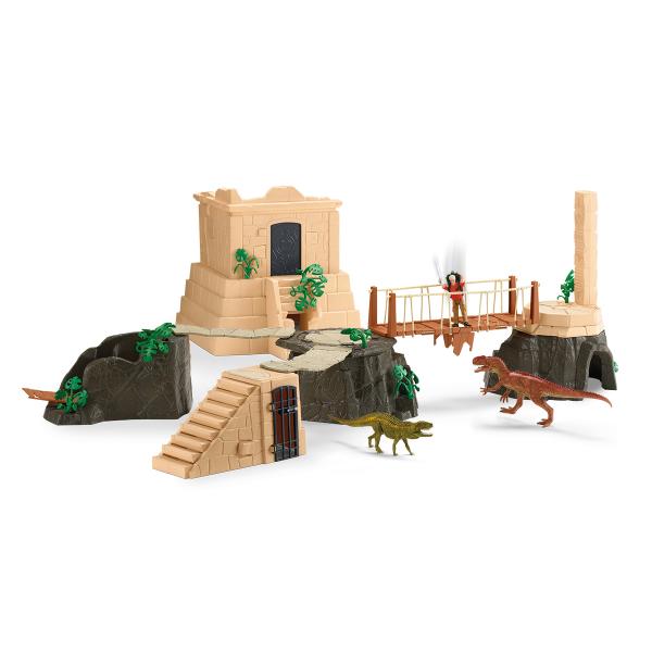 Grande Conquista Del Tempio Perduto, Figurine Da Gioco, Schleich 42656 Dinosauri, 4 Anni