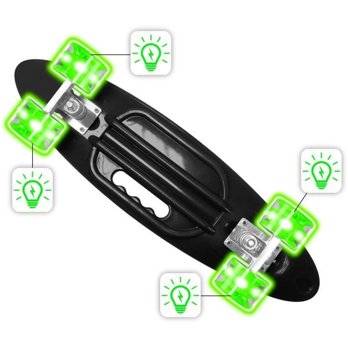 Stamp Skateboard 24 X 7 Skids Control Con Maniglia E Ruote Illuminate - Image 3