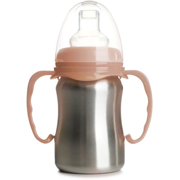 Tazza Didattica - Thermobaby - Acciaio Inox - 180 Ml - Pesca - Ergonomica E AntI-Perdita