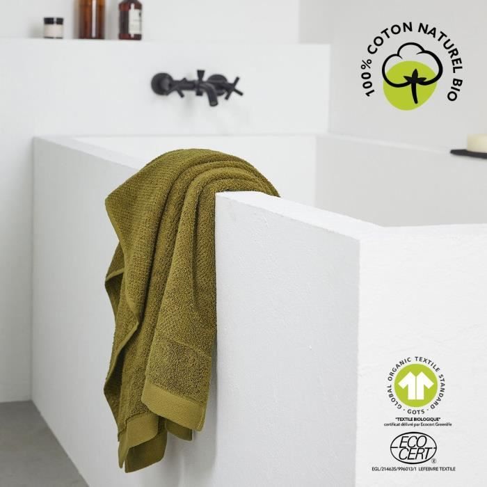 Asciugamano Da Bagno - Today - 50 X 90 Cm - Cotone - Bronzo Biologico