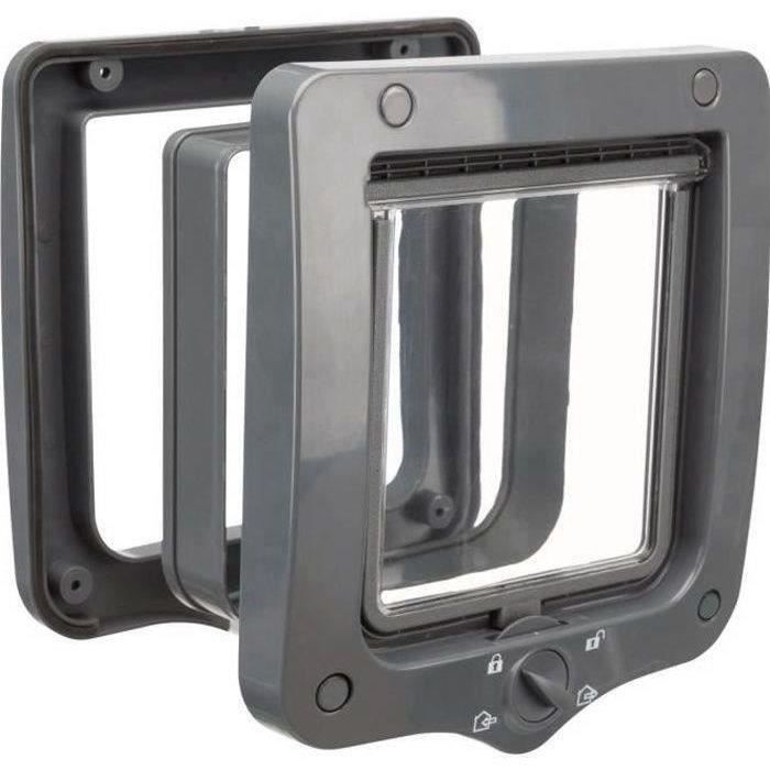 Chatiere - 4 Posizioni - Con Tunnel - 20 × 22 Cm - Grigio