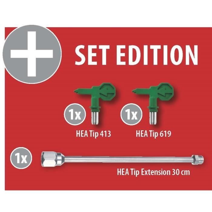 Pistola Airless Wagner Airless Hea Control Pro 250m + 2 Ugelli + Estensione - Image 3