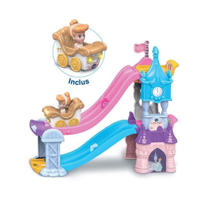 Vtech Tut Tut Auto Principesse Disney - Castello - Scivolo Incantato (+ Carrozza Nuziale Incantata Di Cenerentola)