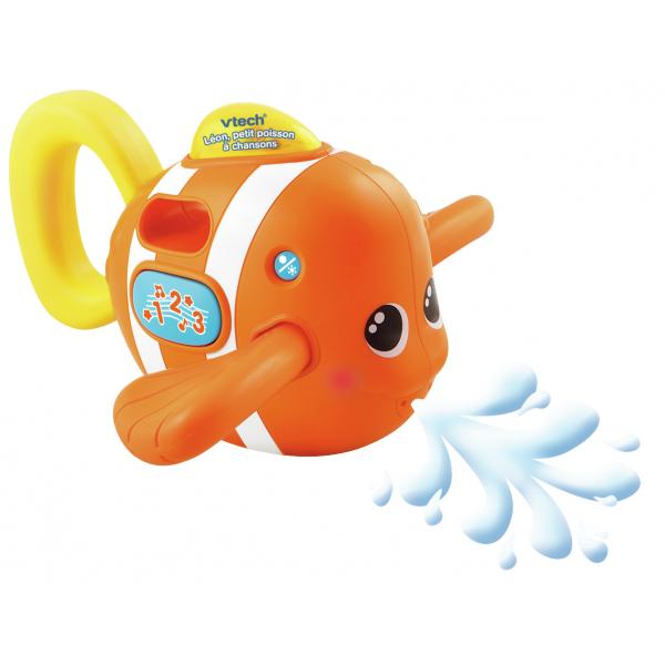 Vtech Baby - Giocattolo Da Bagno - Léon, Piccolo Pesce Con Canzoni