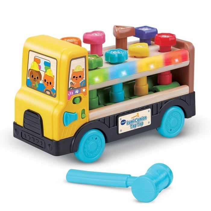Vtech Lumi Tap Tap Truck (giocattolo Con Parte In Legno Certificato Fsc)