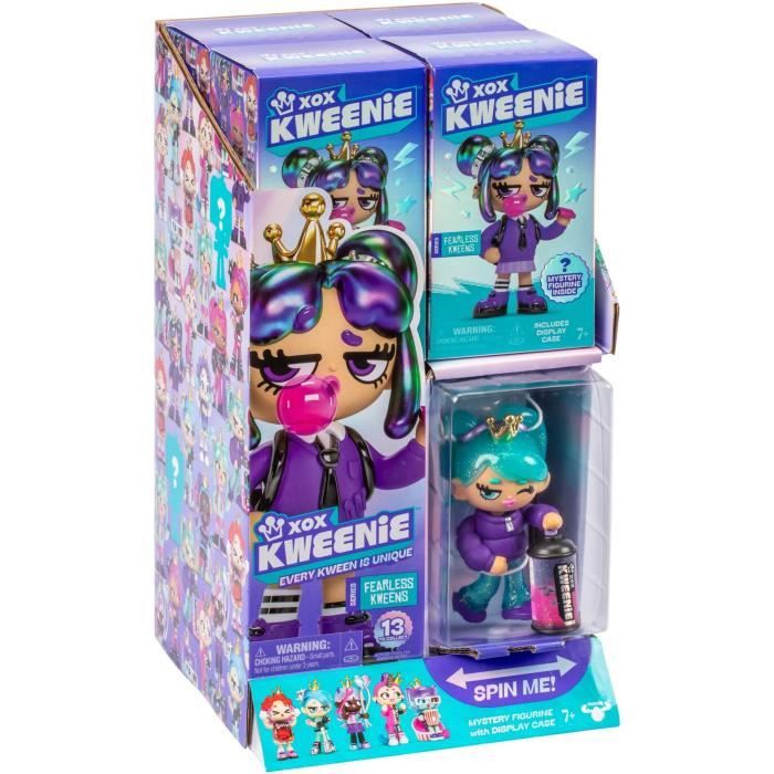 Bambola A Sorpresa - Xox Kweenie - Serie Fearless - 13 Cm - 13 Modelli Da Collezionare - Modello Casuale