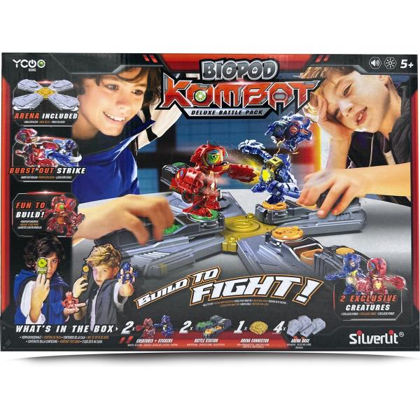 Deluxe Arena - Arena Da Battaglia Per Figurine - Biopod Kombat