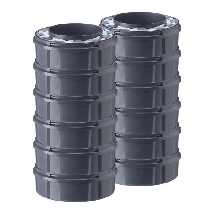 Tommee Tippee Ricariche Porta Pannolini Twist & Click Con Greenfilm Antibatterico A Lunga Durata, Confezione Da 12