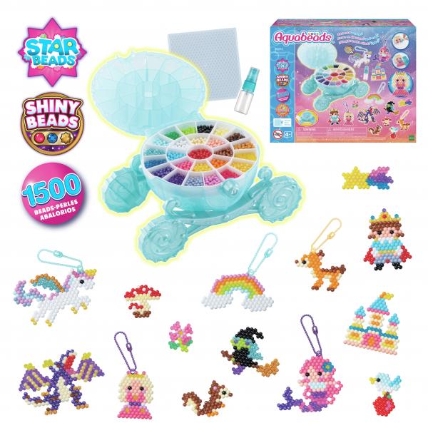 La Carrozza Incantata - Aquabeads - 35073 - 1500 Perline Per Creazioni Magiche